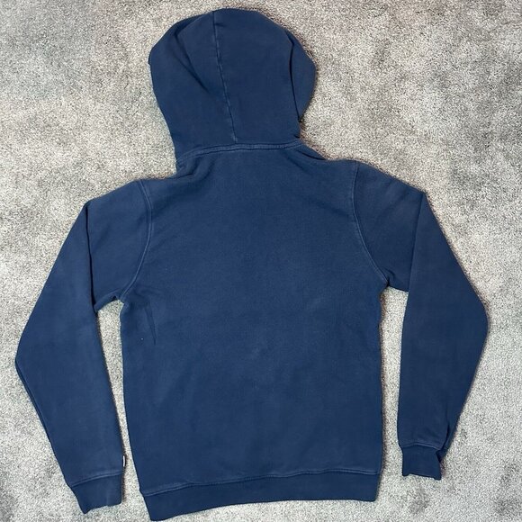 Undefeated Icon Logo Hoodie Sweatshirt Size M Colorblock UNDFTD Blue White - Picture 9 of 10